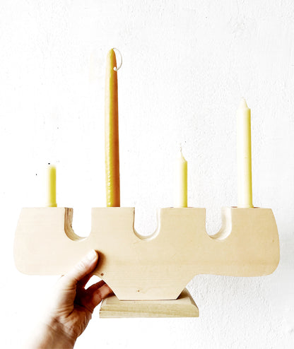 Handmade Birch Candelabra