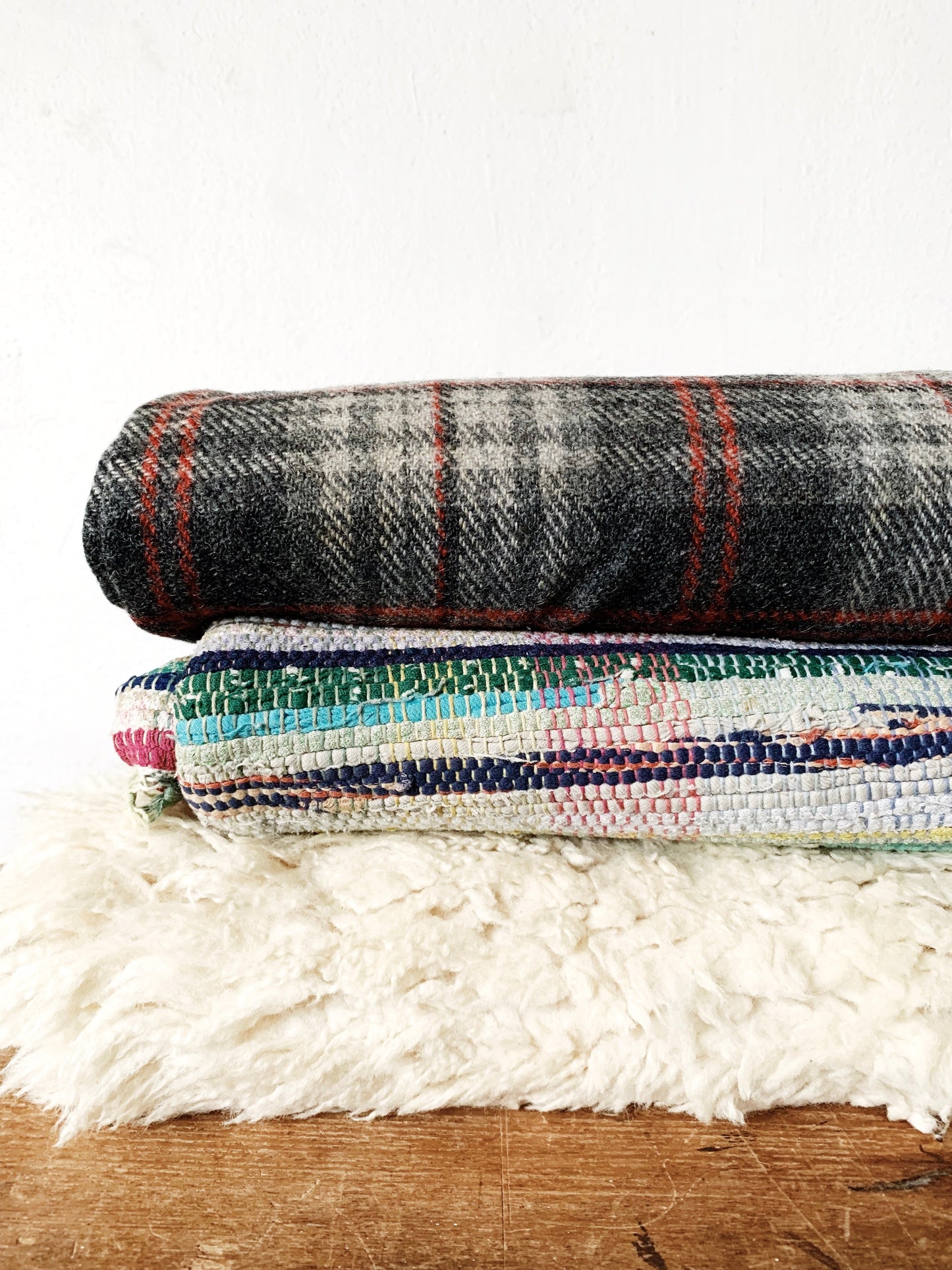 Vintage Sheepskin Rug