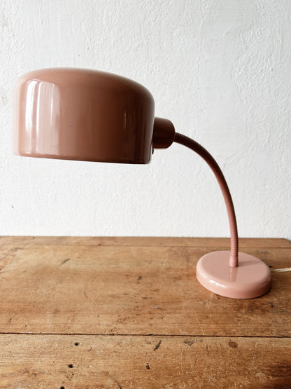 Vintage Pink Metal Task Lamp