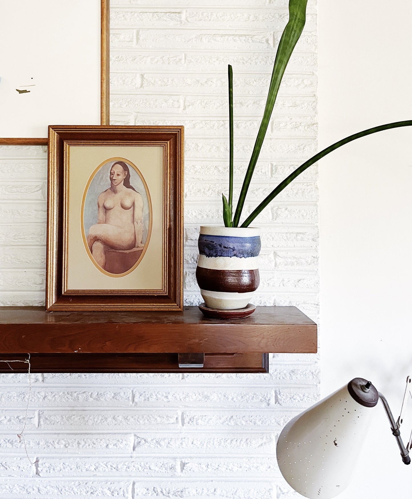 Vintage Framed Lithograph