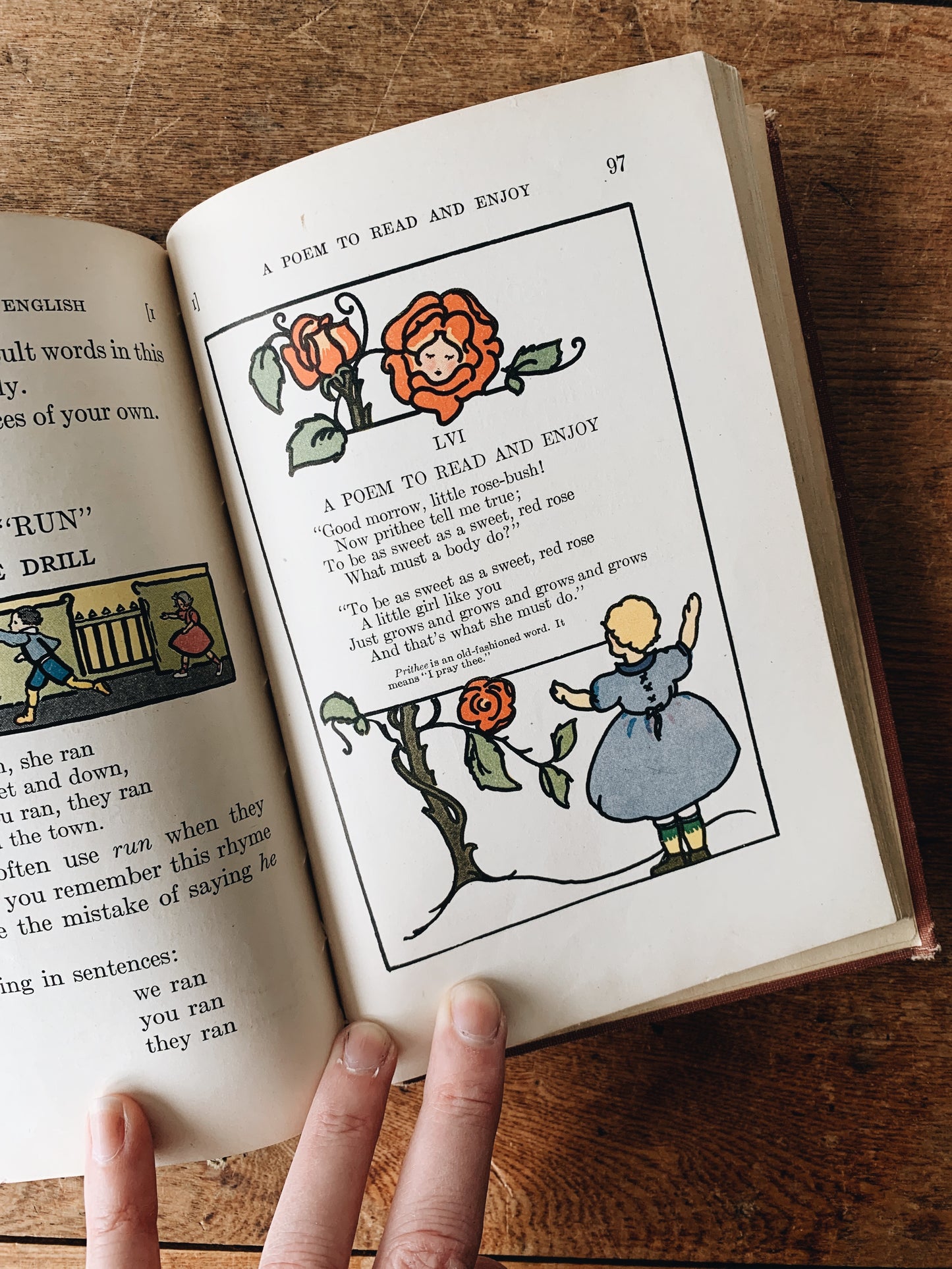 Vintage English School Books Pair