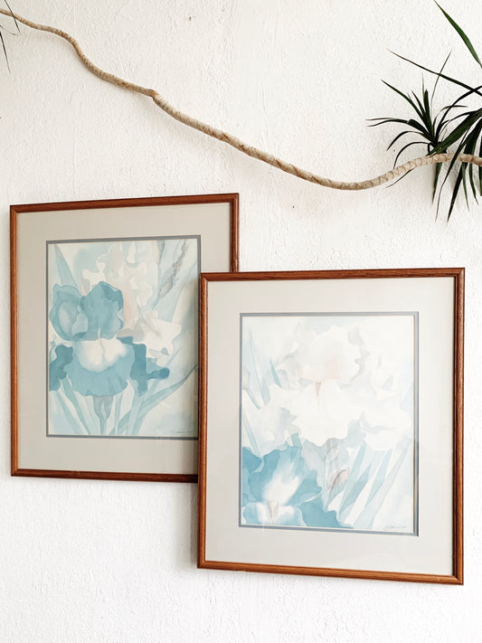 Large Vintage Framed Watercolor