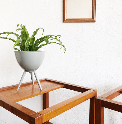 Vintage Melting Pot Planter with or without Plant