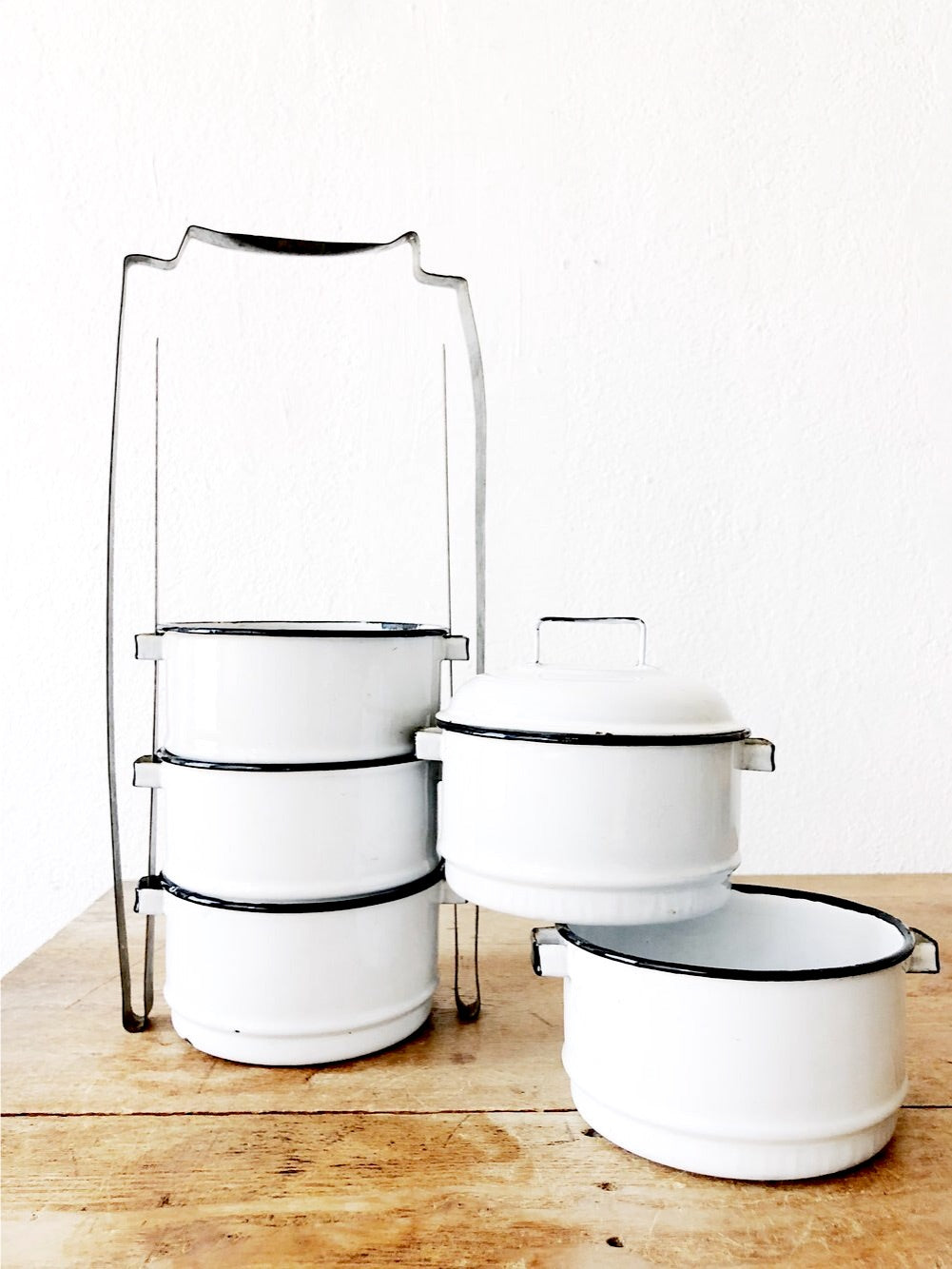 Vintage Enamel Tiffin