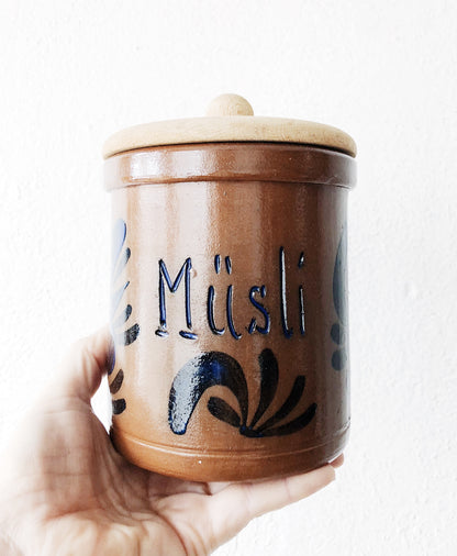 Vintage Stoneware Canister