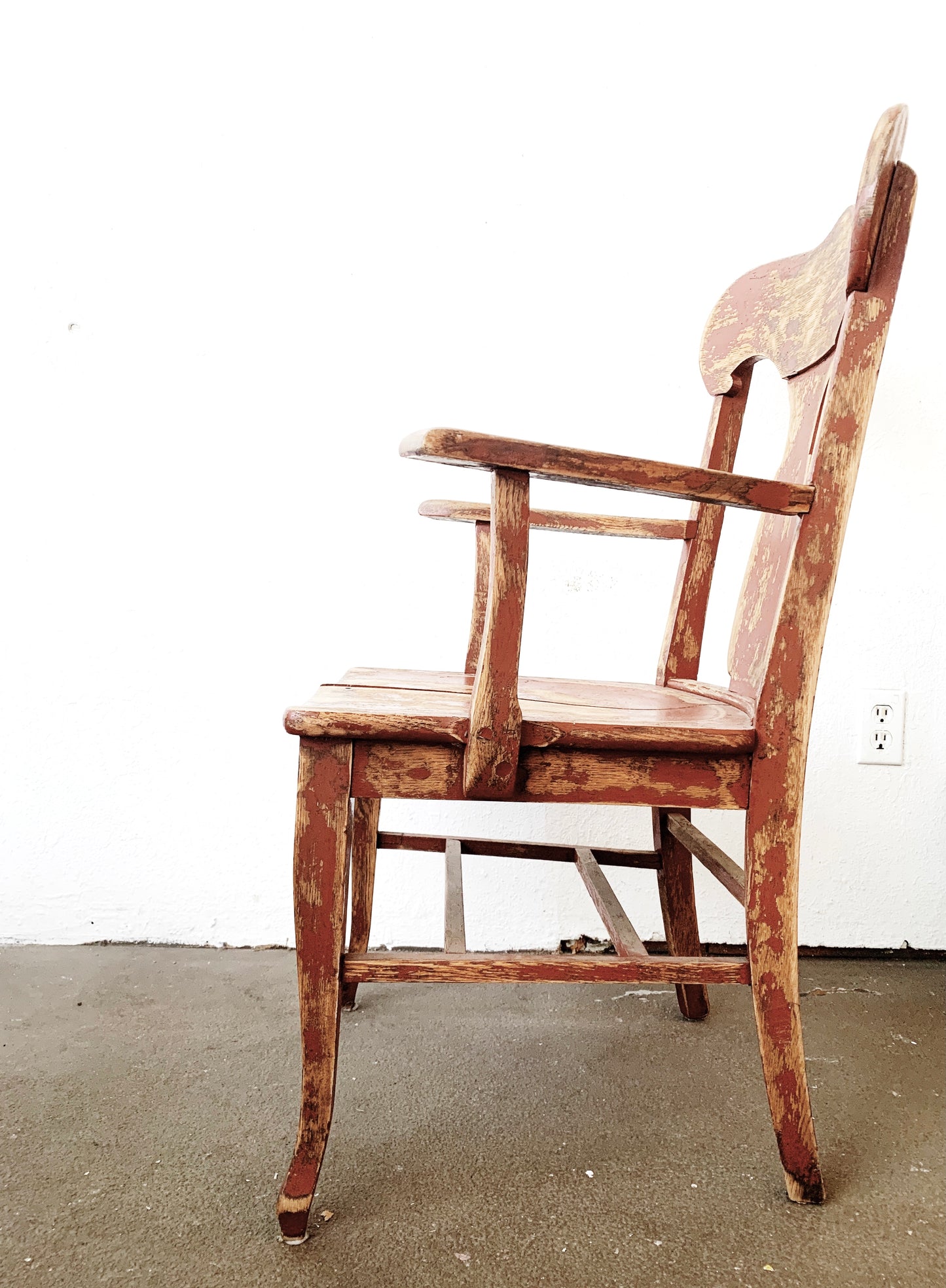 Antique Painted Wood Chair