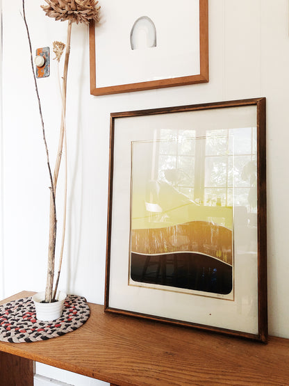 Original Vintage Screenprint