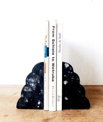 Vintage Marble Cloud Book Ends