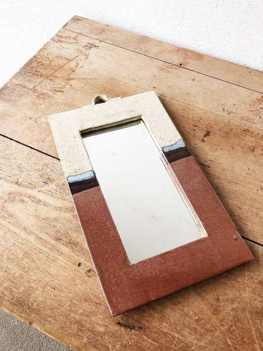 Vintage Ceramic Mirror