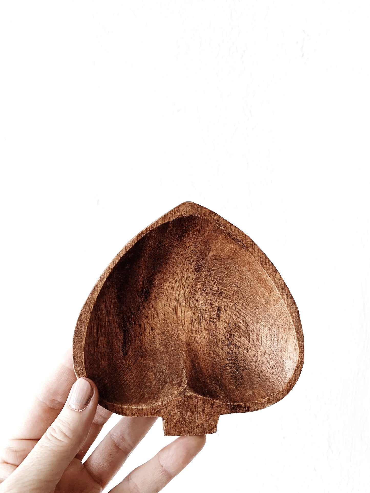 Small Carved Wood Dish