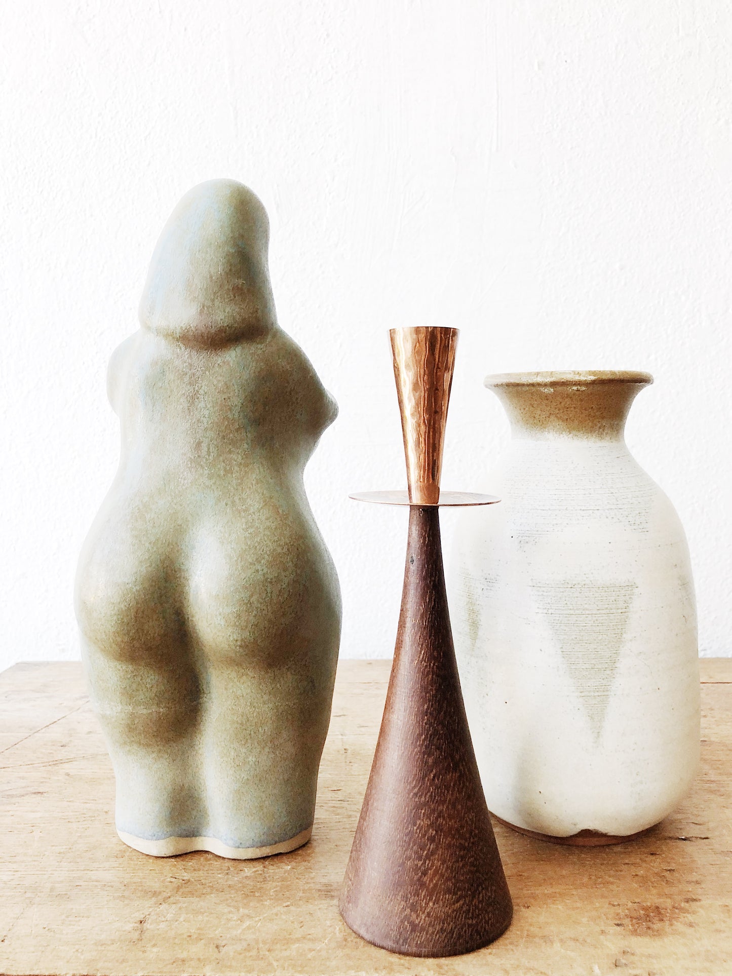 Mid Century Studio Pottery Vase
