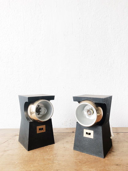 RESERVED Vintage Eyeball Spotlight Sconce