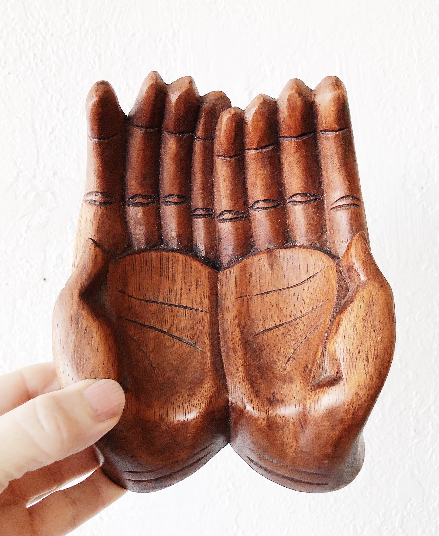 Carved Wood Hands