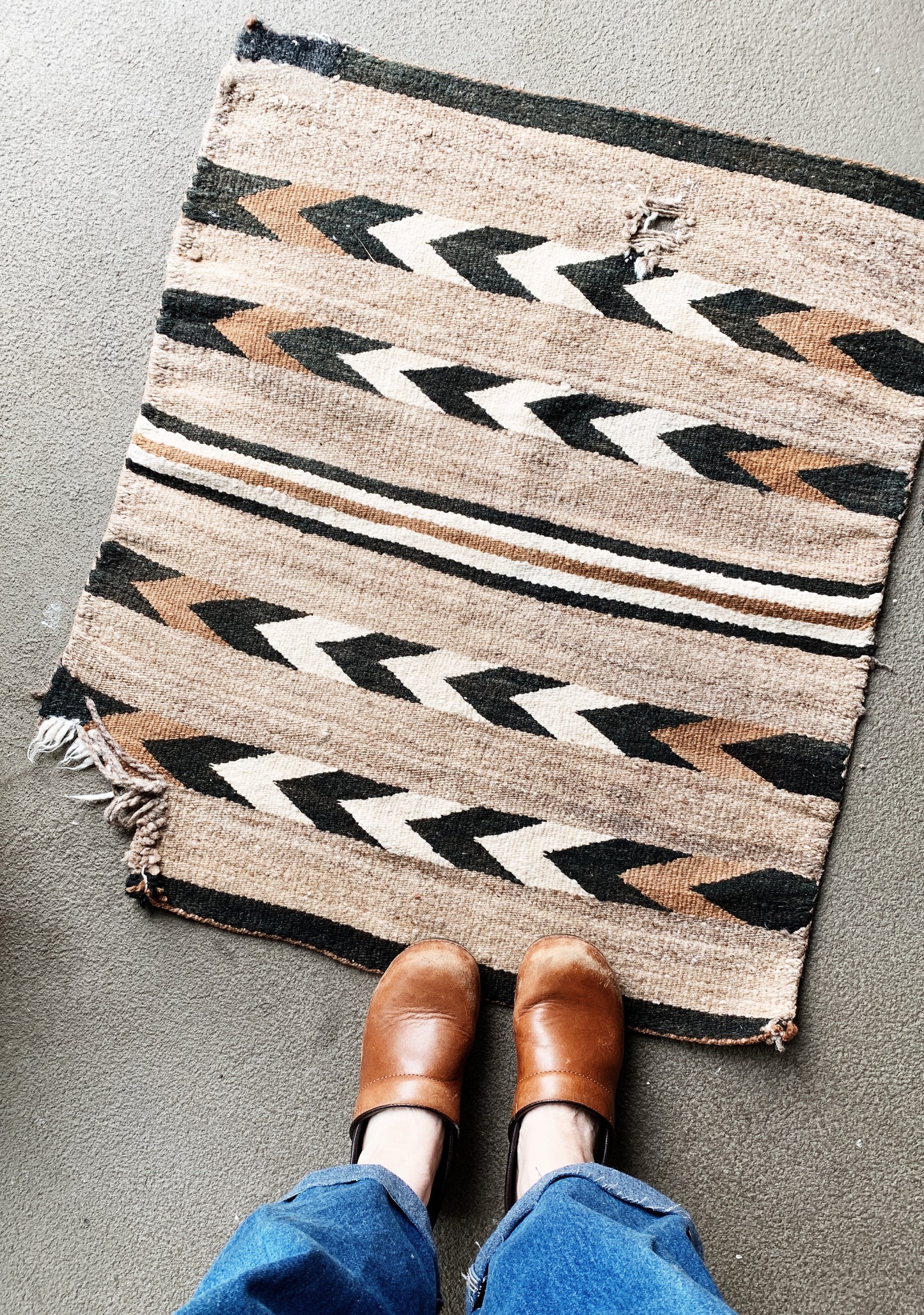 Vintage Southwest Thick Woven Textile