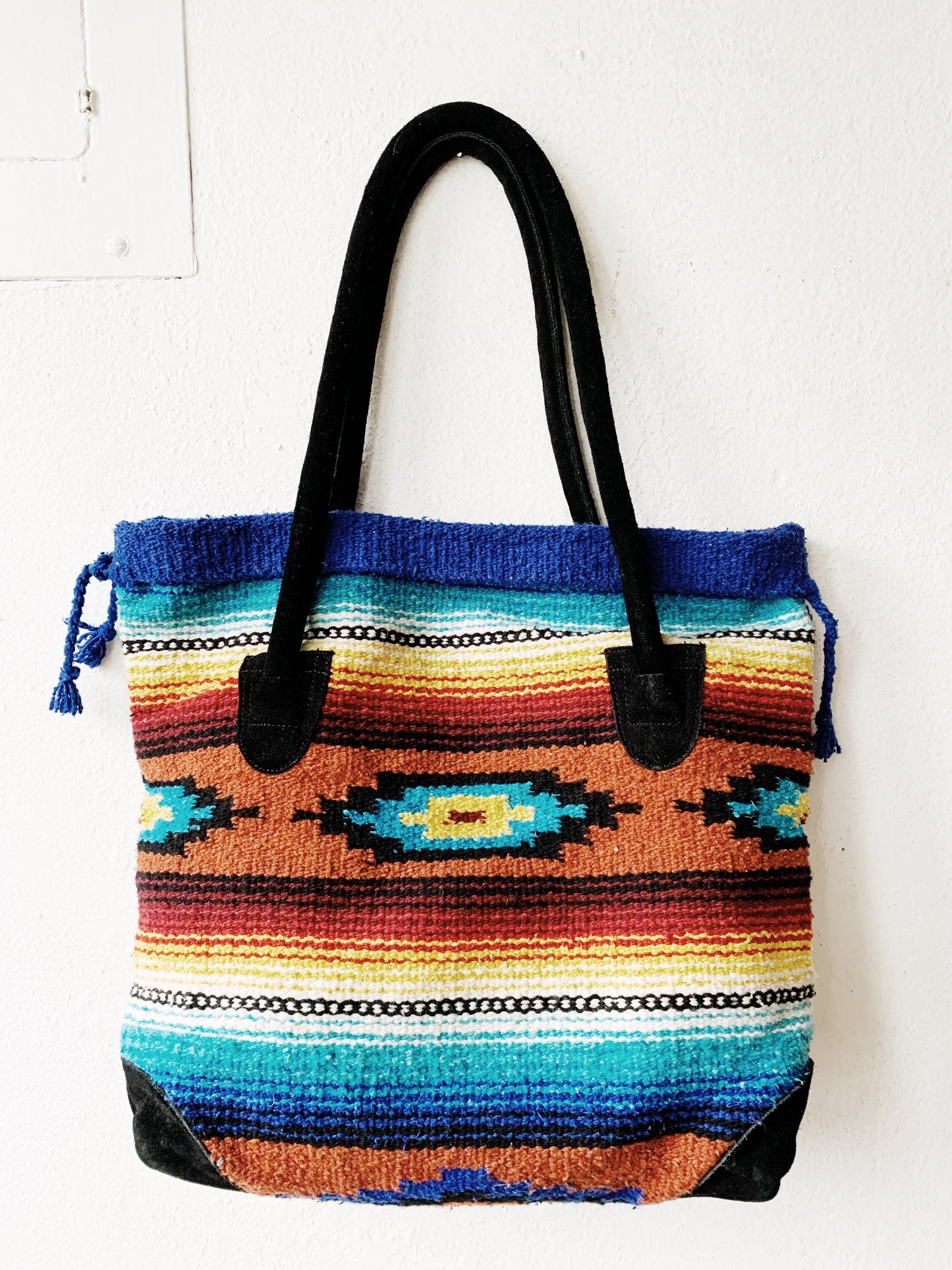 Large Southwest Saddle Blanket Tote Bag