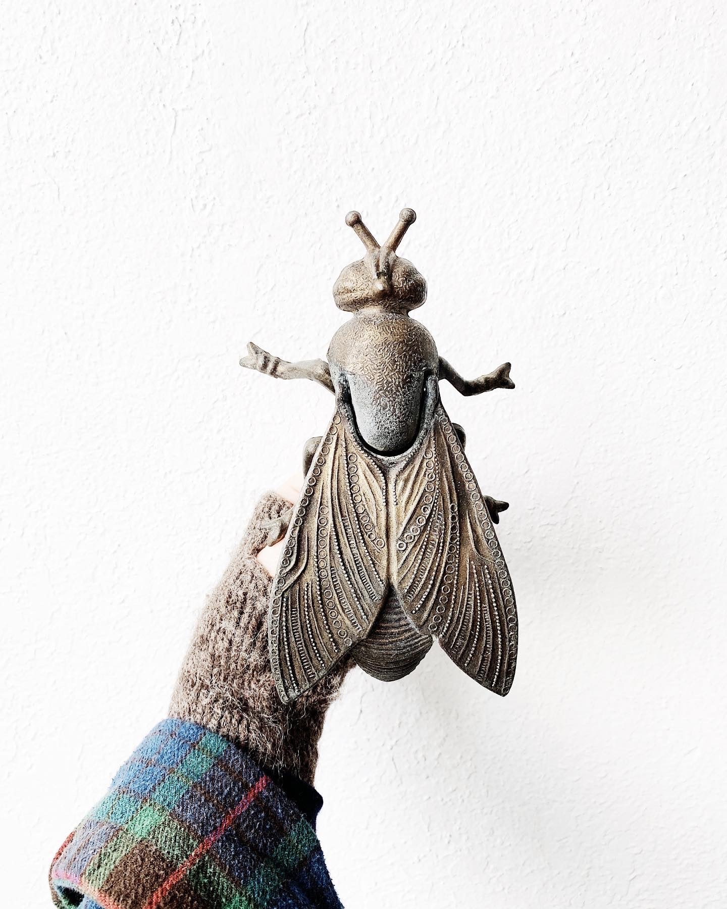 Large Weighty Vintage Metal Fly