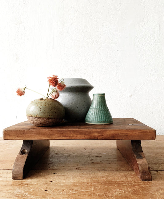 Vintage Primitive Wood Stool