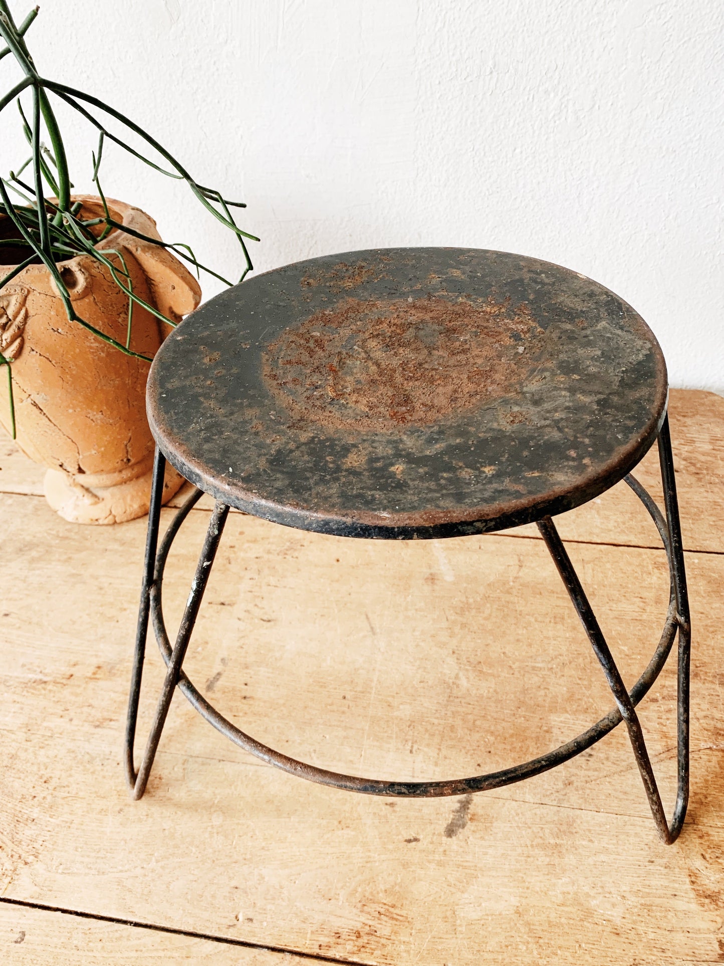 Mid Century Stool / Plant Stand
