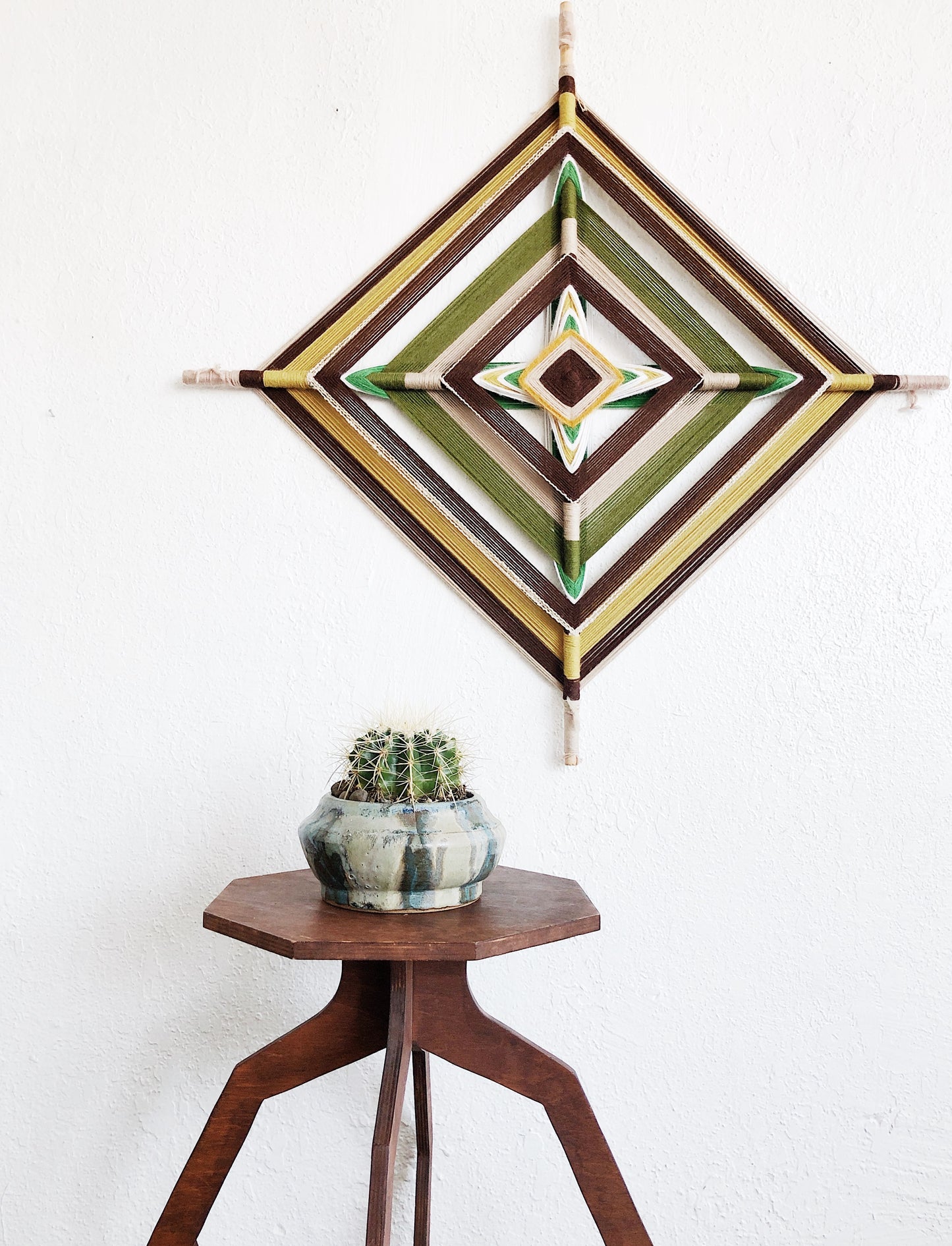 Handmade Wool God’s Eye Weaving