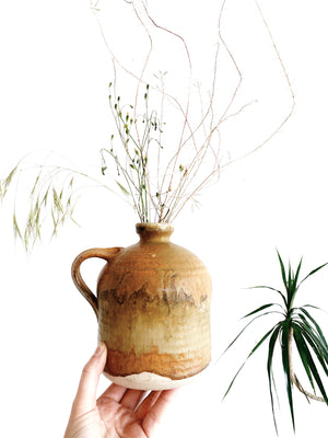 Vintage Handmade Pottery Jug / Vase