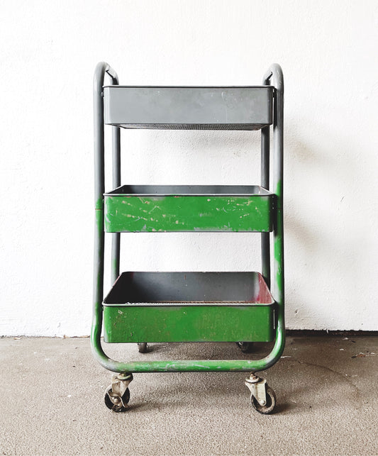 Vintage Industrial Rolling Cart