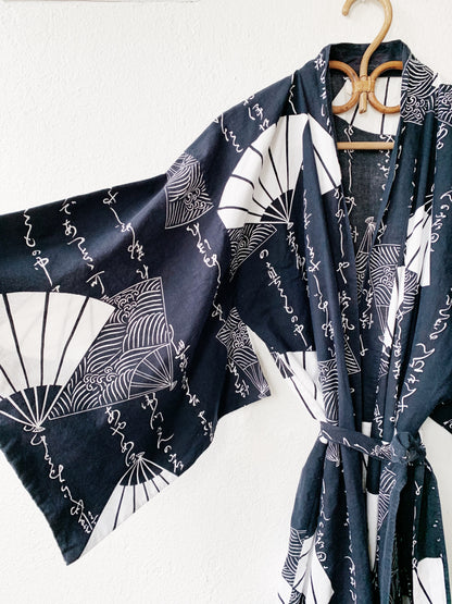 Vintage Cotton Kimono / Robe
