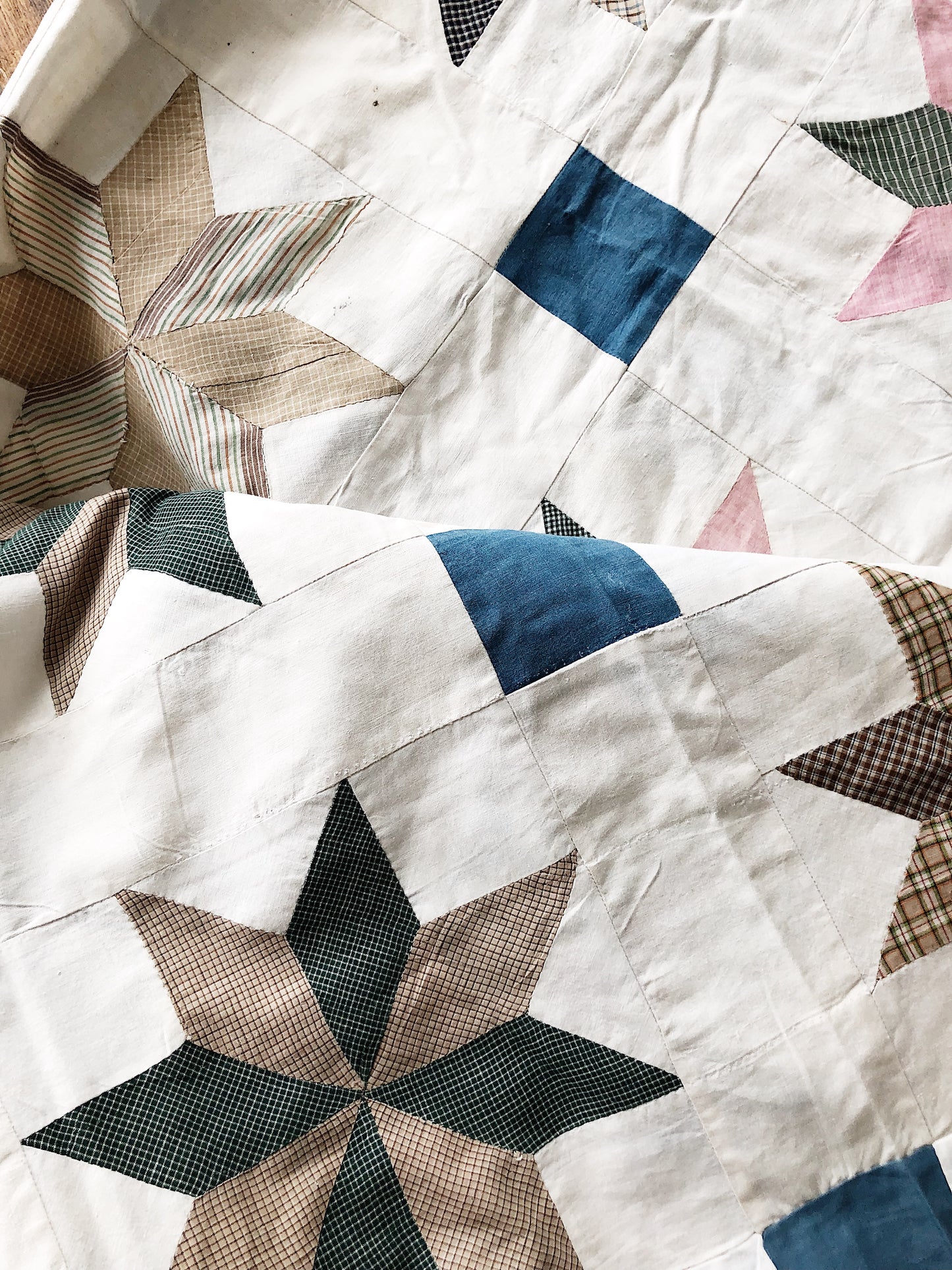 Vintage Cotton Quilt Top