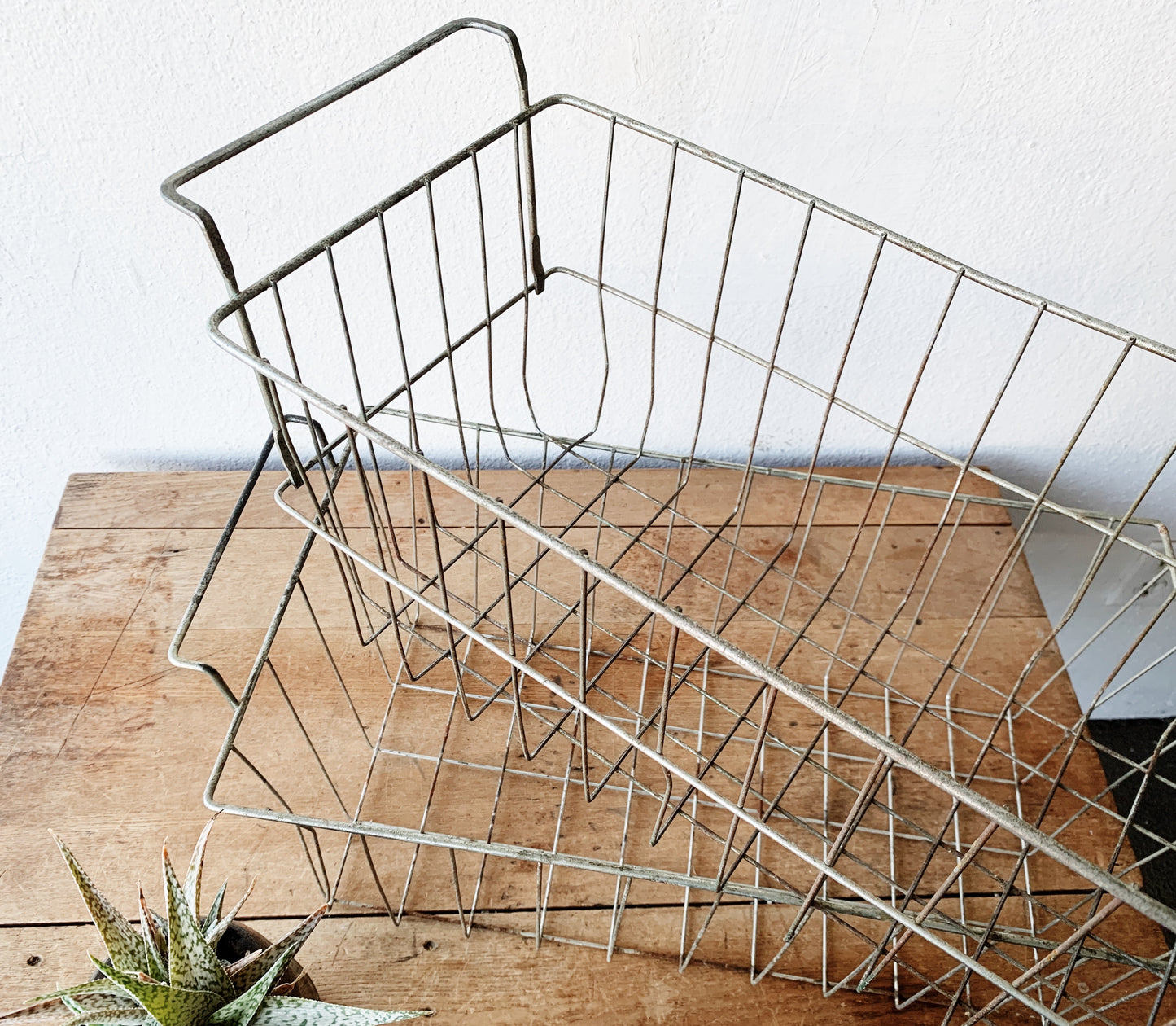 Vintage Wire Basket