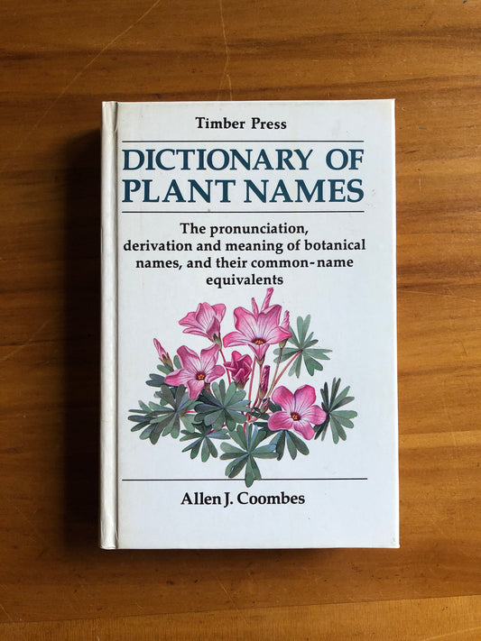 Vintage Dictionary of Plant Names