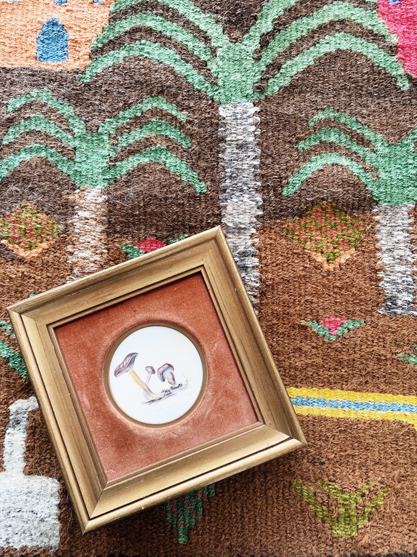 Vintage Wool Handwoven Wall Hanging