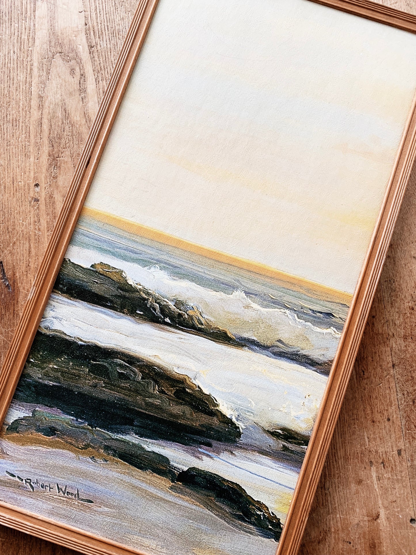 Mid Century Robert Wood Pressed Litho