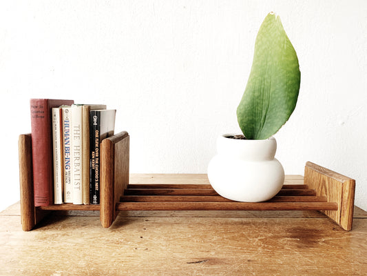 Vintage Adjustable Wood Rack/ Shelf