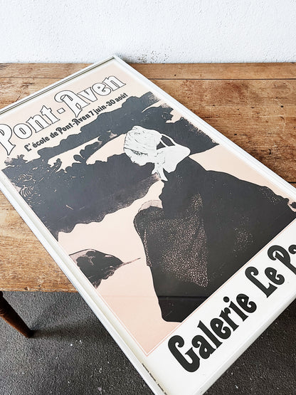 Vintage French Gallery Poster