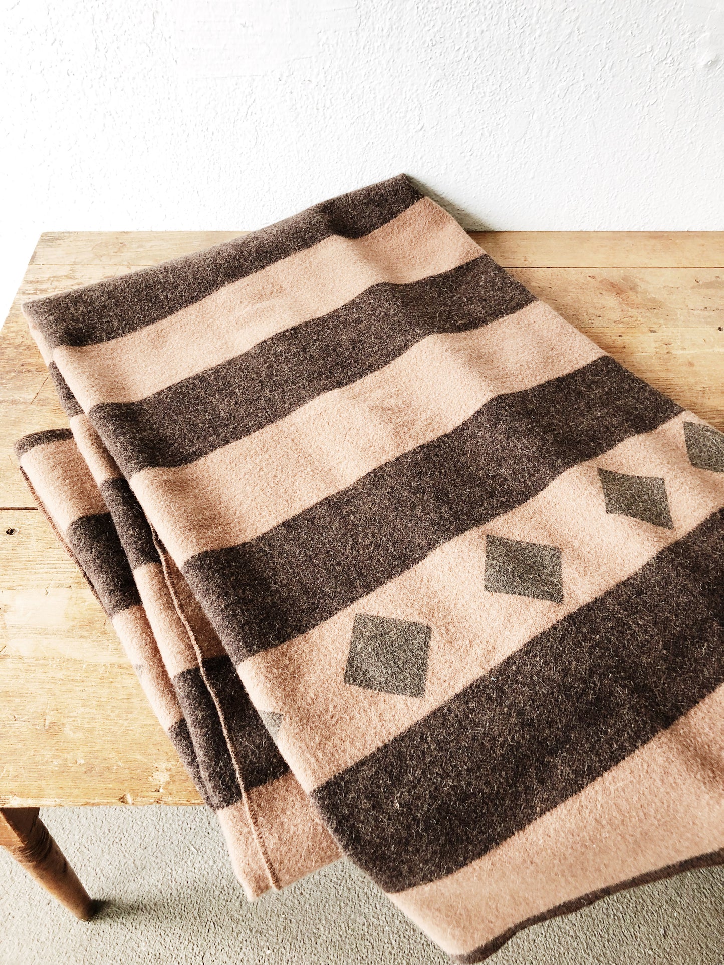 Vintage Wool Camp Blanket