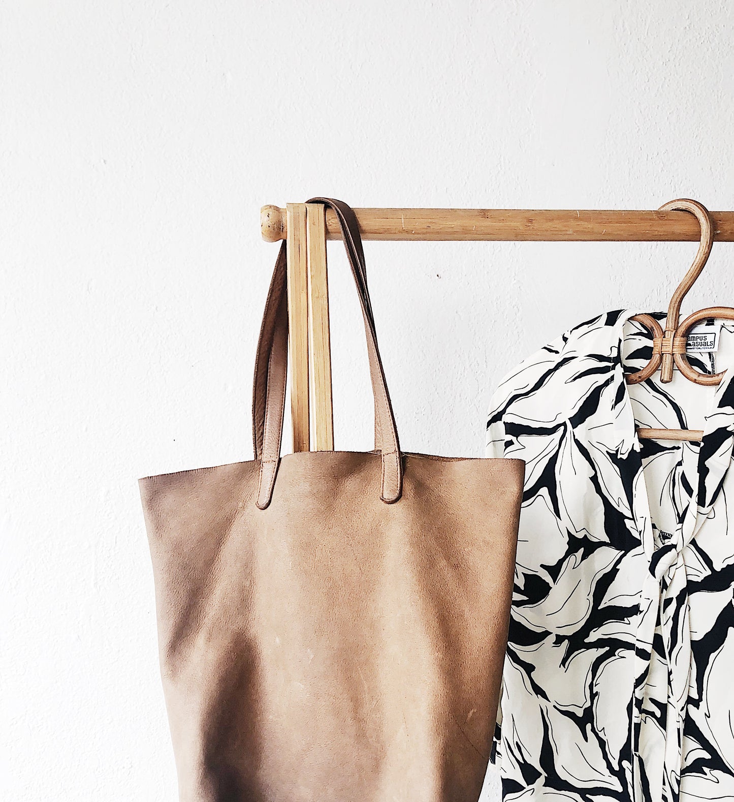 Baggu Soft Everyday Leather Tote