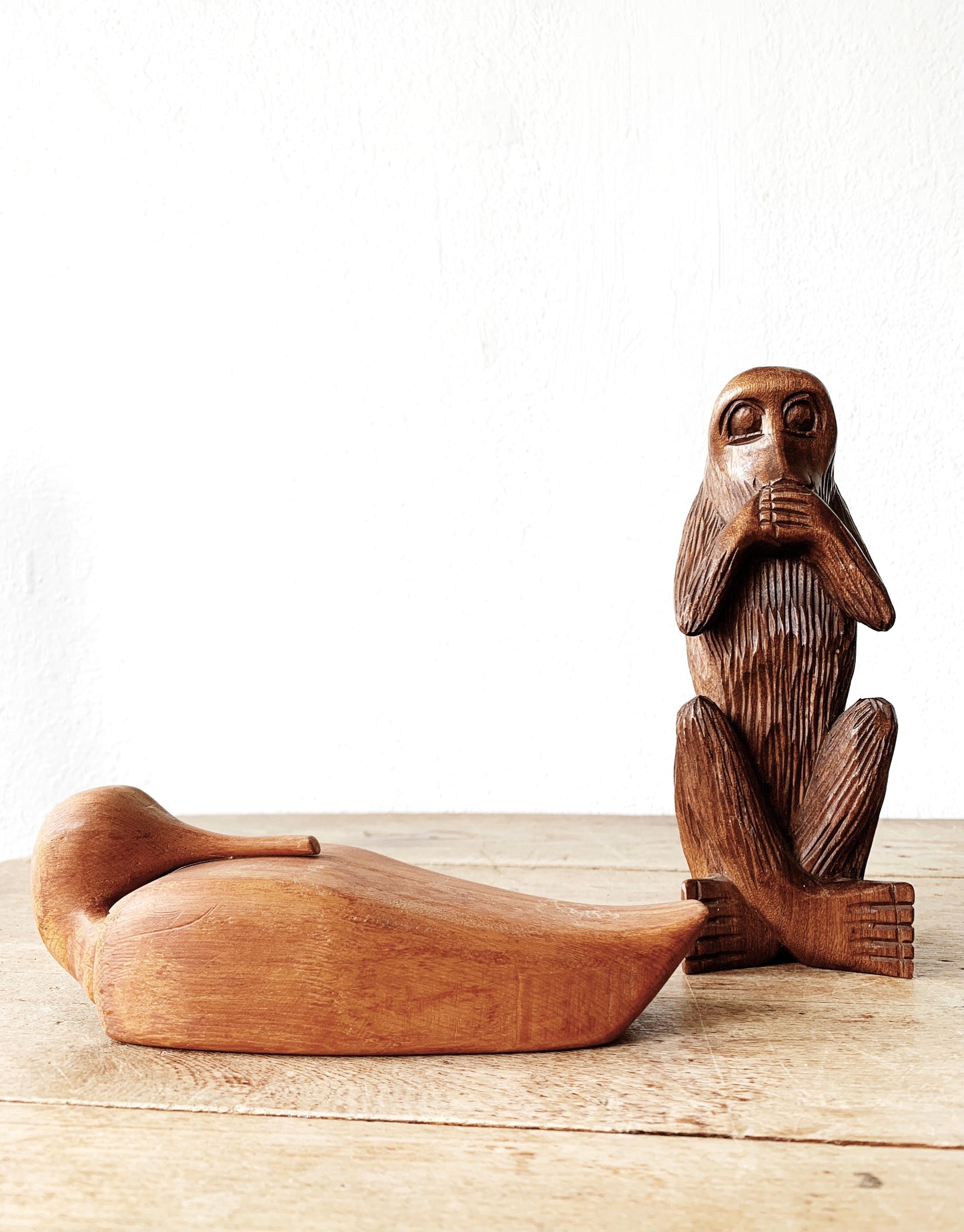 Vintage Hand Crafted Wood Animal