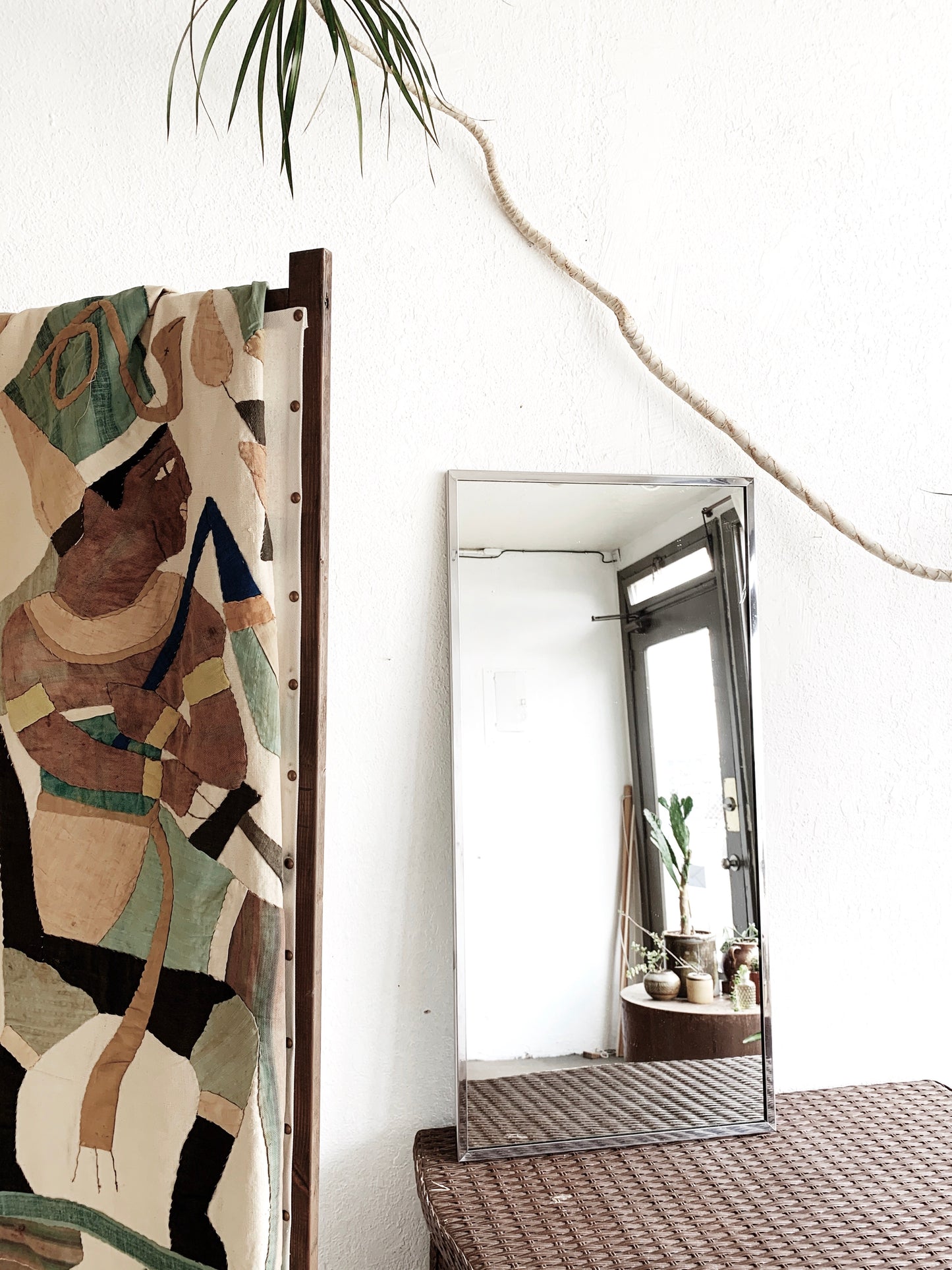 Vintage Industrial Mirror