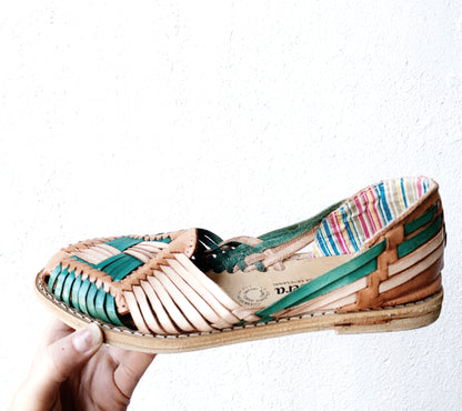 Leather Huarache Sandals