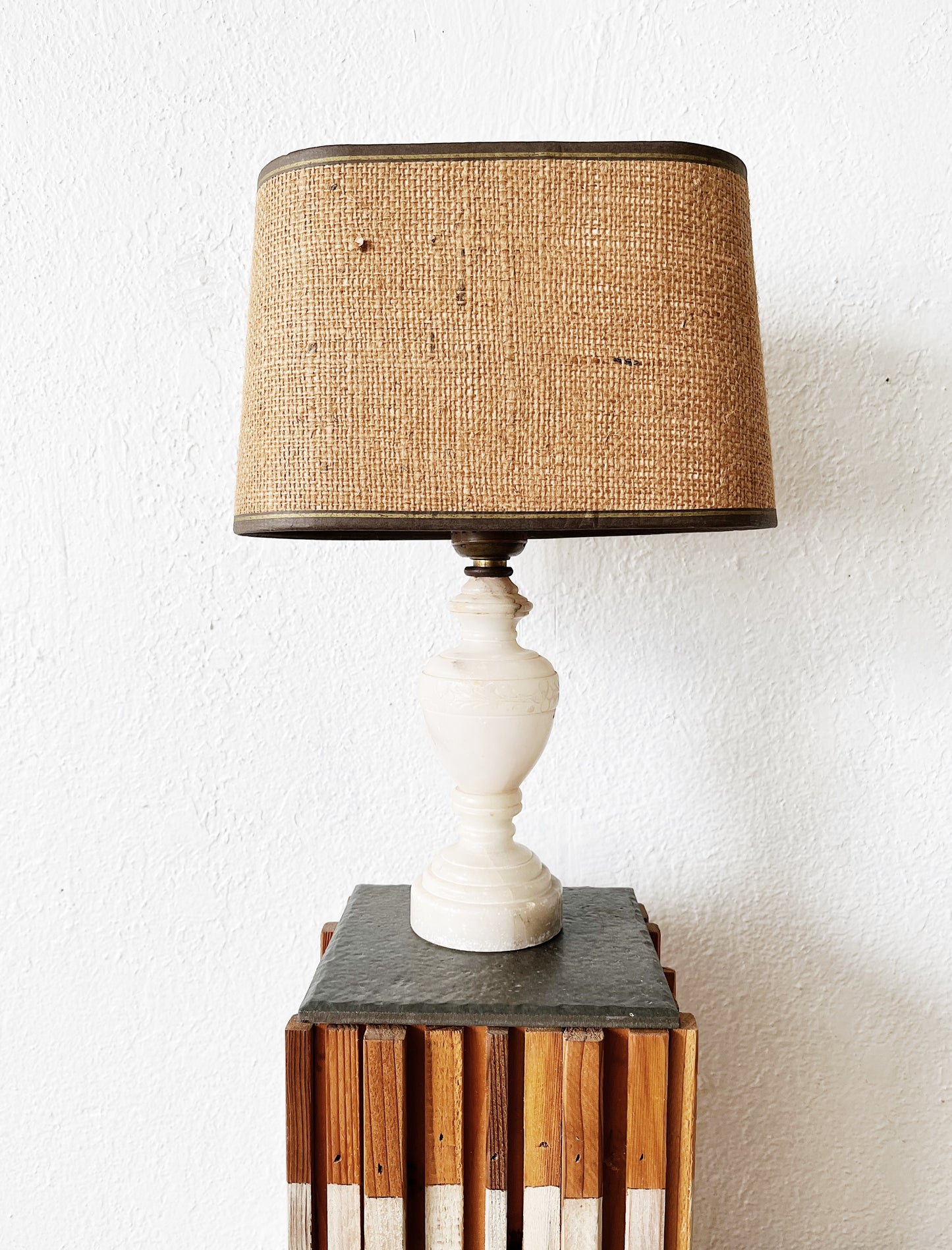 Antique Marble Lamp