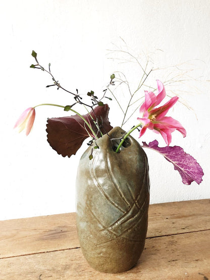 Handmade Brutalist Ikebana Vase