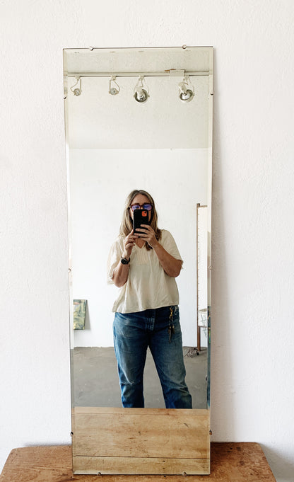 Large Vintage Beveled Mirror