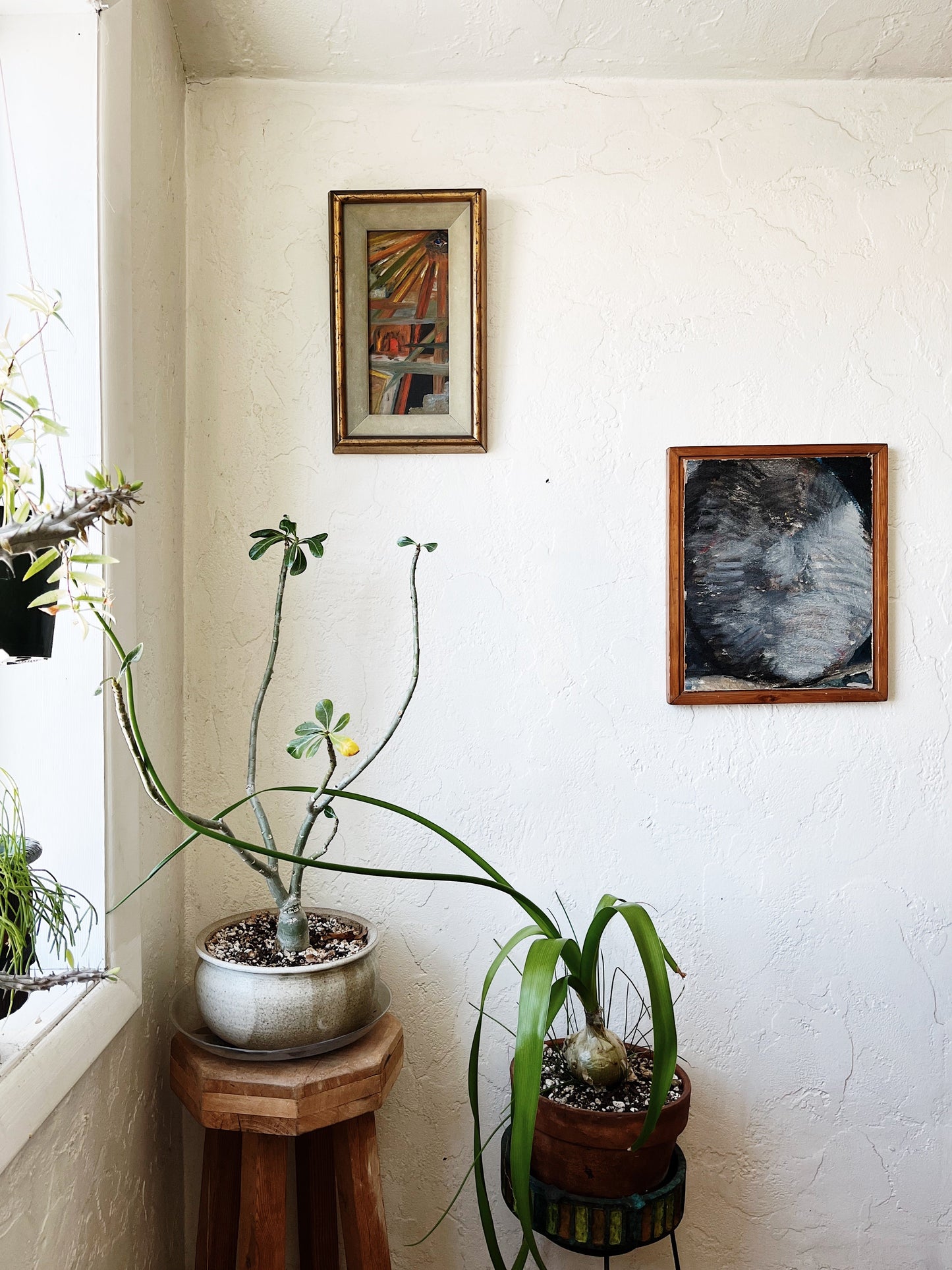 Vintage Abstract Oil Painting