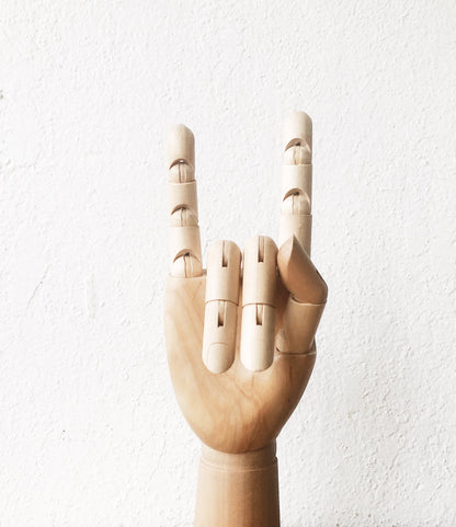 Vintage Wooden Hand Model