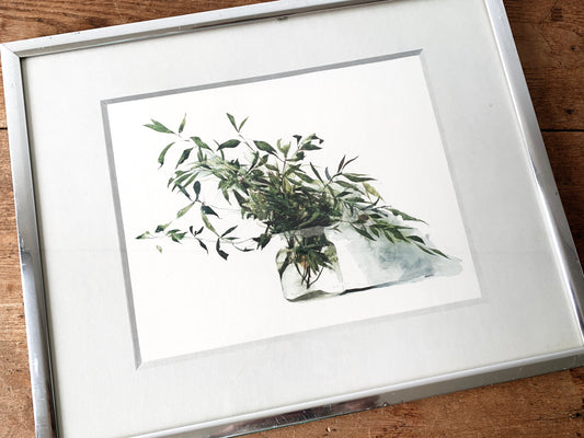 Vintage Framed Handell Watercolor