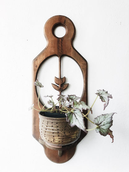 Vintage Openwork Wall Shelf