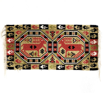 Vintage Woven Wool Wall Hanging
