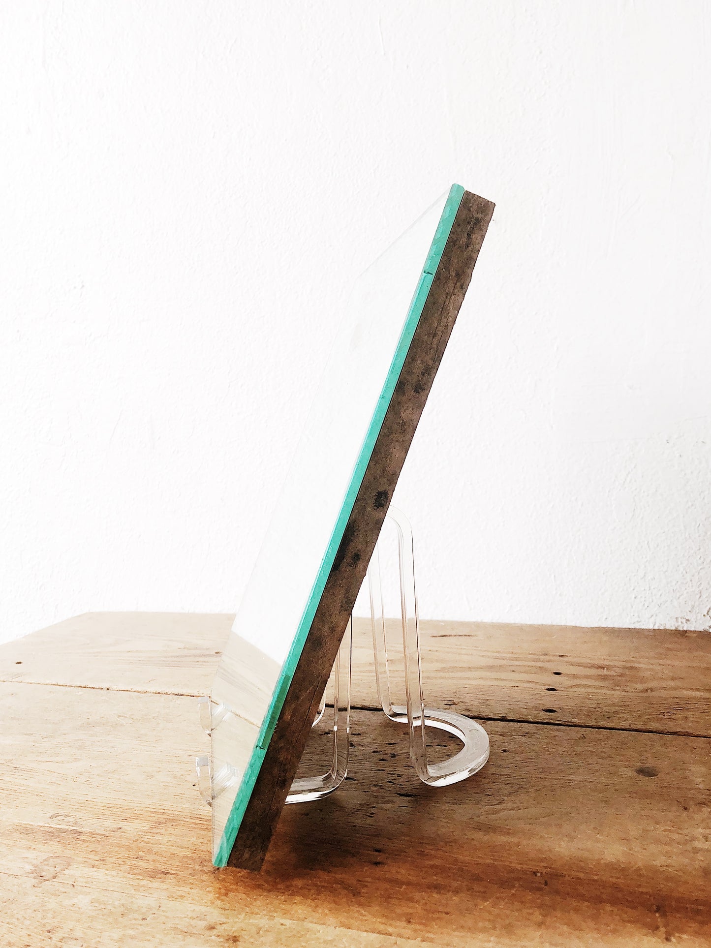 Vintage Plate Glass Mirror