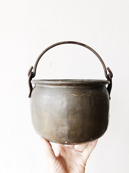 Vintage Aged Copper Pail