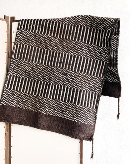 Graphic Wool Blend Rug