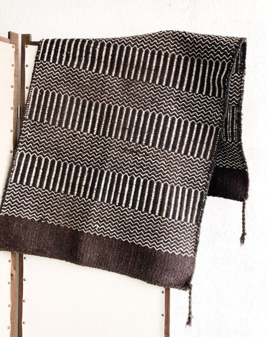 Graphic Wool Blend Rug